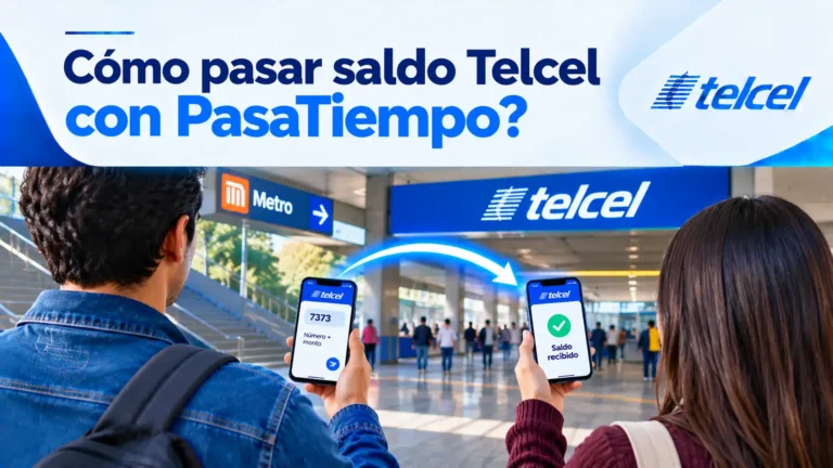 Cómo pasar saldo Telcel con PasaTiempo Cómo pasar saldo Telcel con PasaTiempo