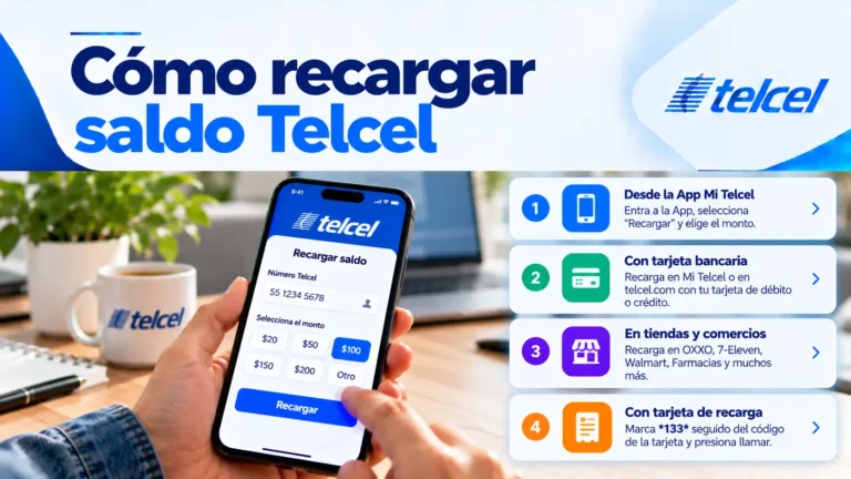 Cómo recargar saldo Telcel Cómo recargar saldo Telcel