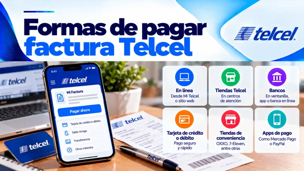 Formas de pagar factura Telcel