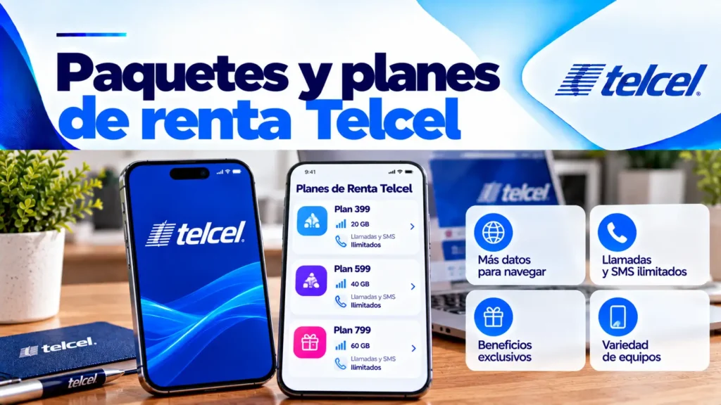 Paquetes y planes de renta Telcel