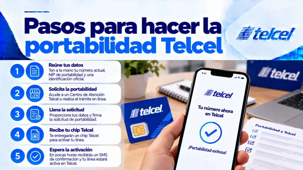 Pasos para hacer la portabilidad Telcel