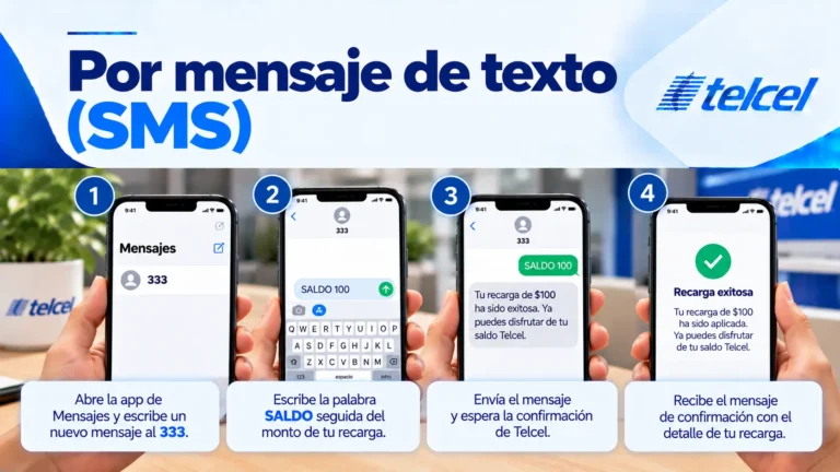Por mensaje de texto (SMS) Por mensaje de texto (SMS)