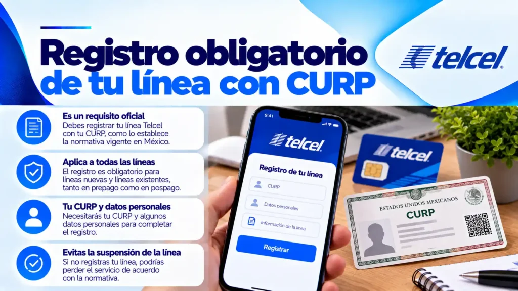 Registro obligatorio de tu línea con CURP en 2026 Registro obligatorio de tu línea con CURP en 2026