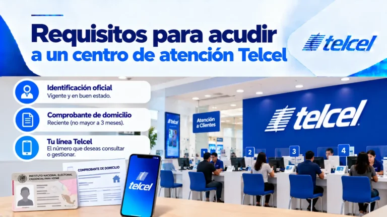 Requisitos para acudir a un centro de atención Telcel Requisitos para acudir a un centro de atención Telcel