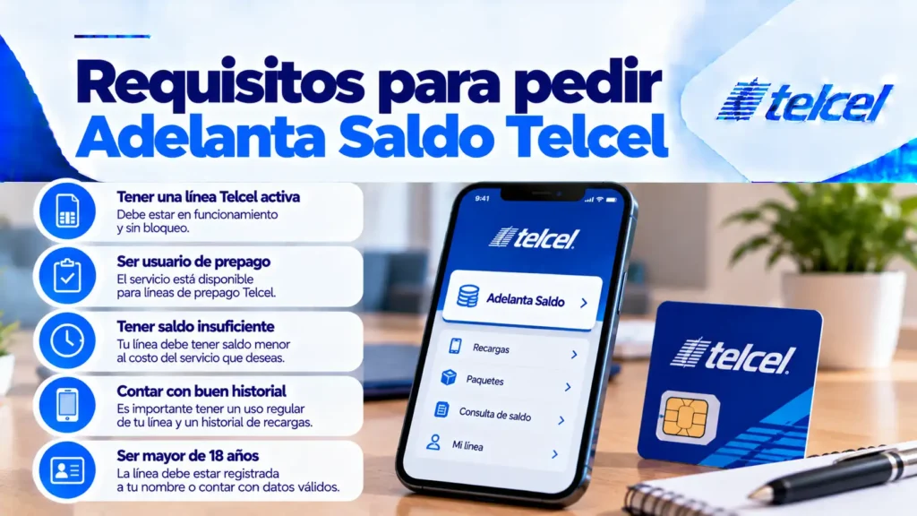 Requisitos para pedir Adelanta Saldo Telcel Requisitos para pedir Adelanta Saldo Telcel