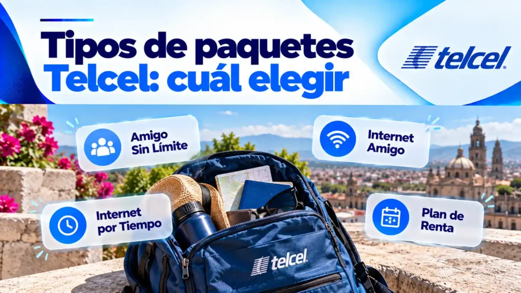 Tipos de paquetes Telcel cuál elegir