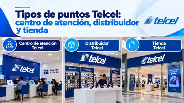 Tipos de puntos Telcel centro de atención, distribuidor y tienda Tipos de puntos Telcel centro de atención, distribuidor y tienda