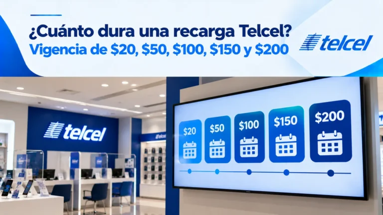 ¿Cuánto dura una recarga Telcel Vigencia de $20, $50, $100, $150 y $200 ¿Cuánto dura una recarga Telcel Vigencia de $20, $50, $100, $150 y $200